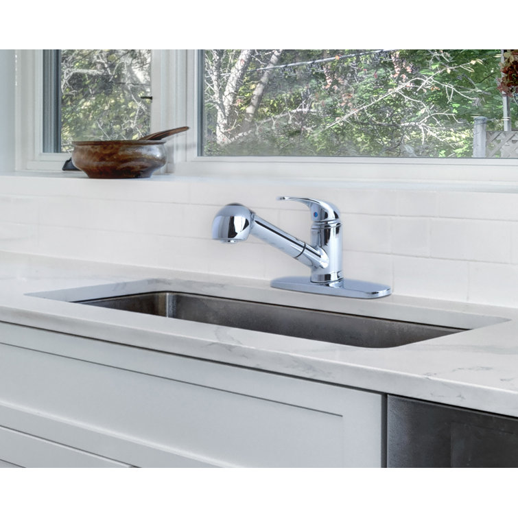 LagunaBrass Laguna Brass Pull Out Kitchen Faucet & Reviews Wayfair